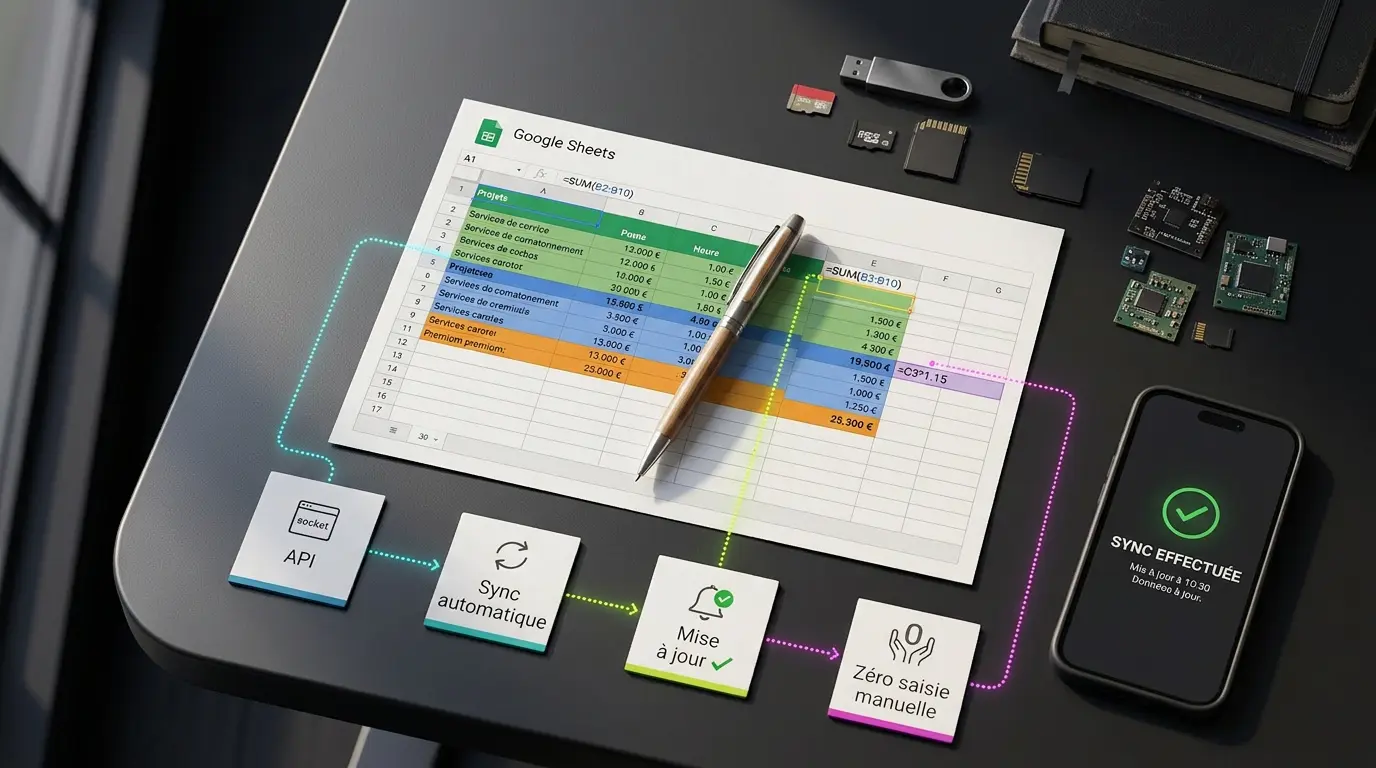 Google Sheets et automatisation : en finir avec les tableaux Excel mis à jour à la main